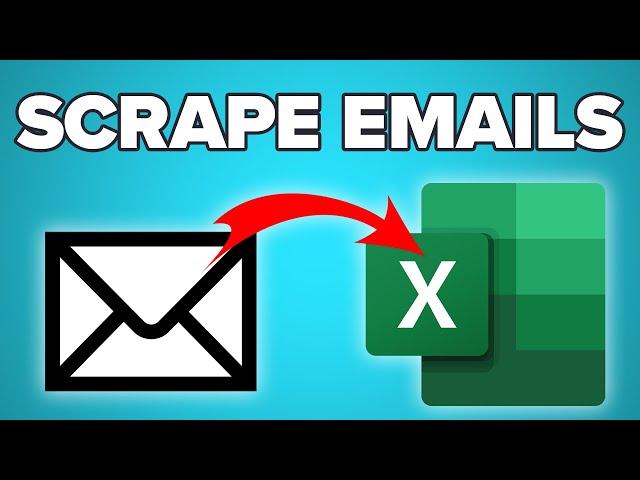 How to Scrape Emails from ANY WEBSITE into Excel