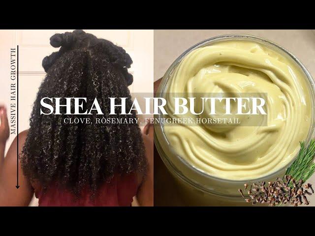 DIY ROSEMARY, CLOVE AND FENUGREEK Hair Butter for EXTREME HAIR GROWTH (grow thicker and longer hair)