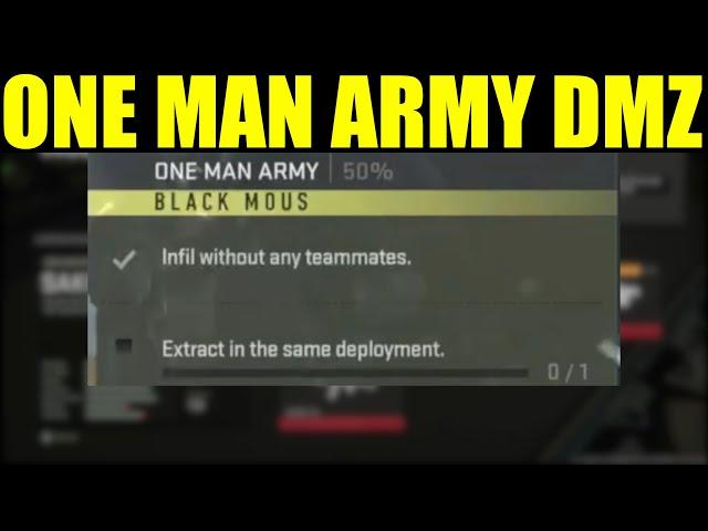 How to "Infil Without Any Teammates" & "Extract in the same deployment" Call of Duty DMZ