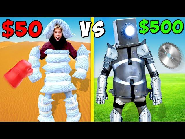 $50 vs $500 Full Body Armor! *BUDGET CHALLENGE*