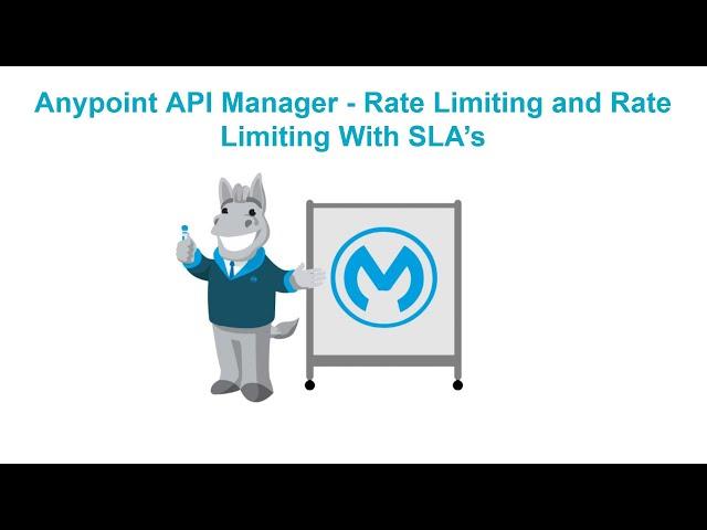 Applying Policies With Anypoint API Manager | MuleSoft | Rate Limting and Rate Limiting SLA Based