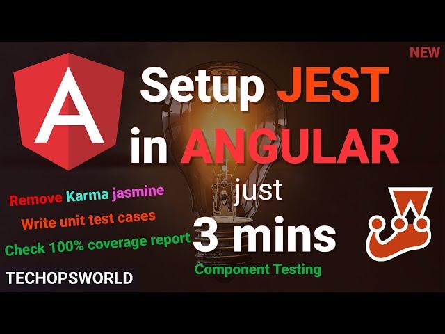 Setup JEST in Angular in 3 mins tutorial | write unit test cases | check code coverage report