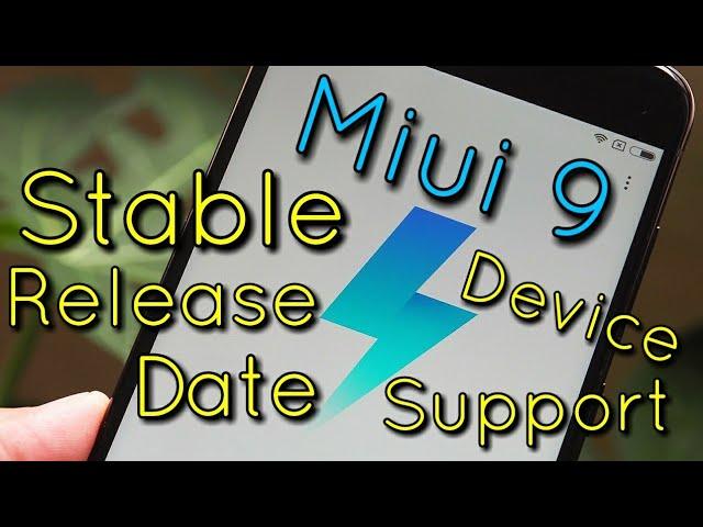 Miui 9 Stable Version Release Date Confirmed | New Features introduced | Hindi - हिंदी