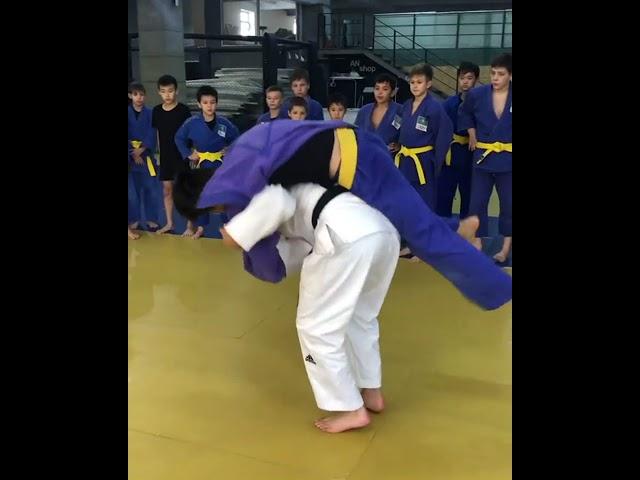 KO Uchi Gari +Seoinage  unique Techniques  #JudoRusssia #Judo #JudoKazan #JudoWorld #Judo #Shorts