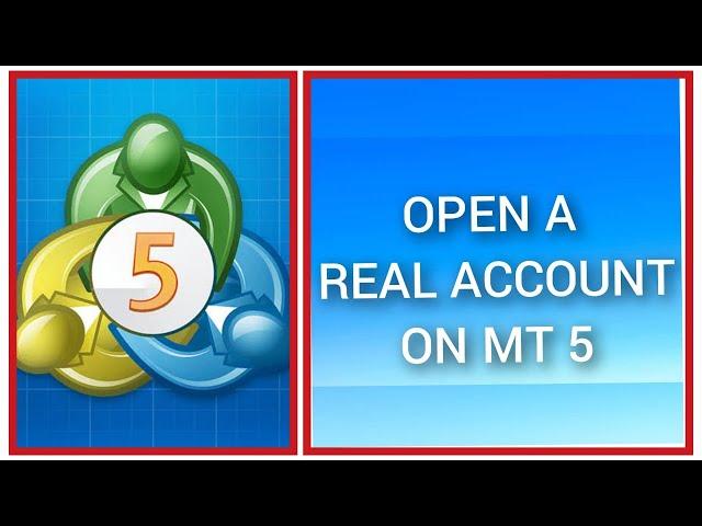 How to open a real account on metatrader 5