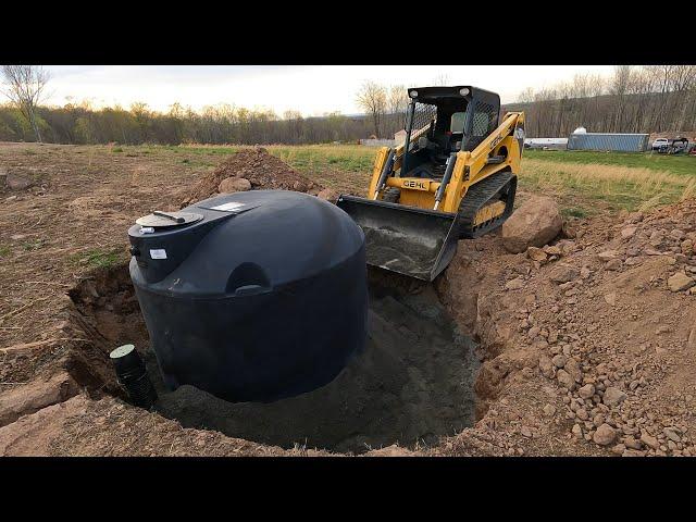 How to install a water storage tank on your property