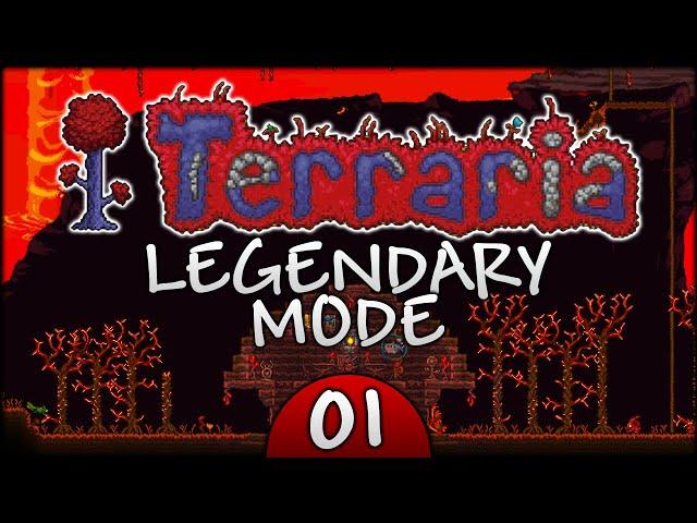 Terraria's NEW Legendary Mode is just NUTS! (Terraria 1.4.4 Episode 1)