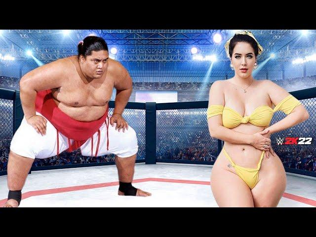 WWE 2K22 | Yokozuna vs Holly Luyah | WWE Jan 25, 2023