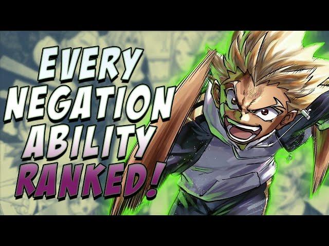 Every Negation Ability RANKED! | Undead Unluck