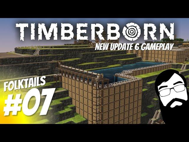At last! Vertical Power Shafts in vanilla! Timberborn Update 6 Episode 07