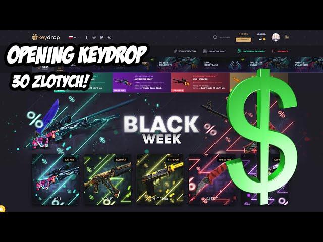 Opening Keydrop.com 30 zł Prawdziwe Pieniądze Black Friday  Giveaway W opisie