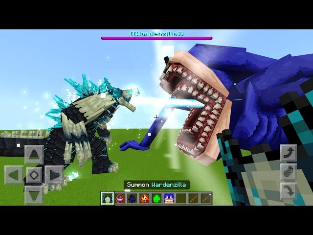 Every Shin Sonic vs Wardenzilla Mod ADDON UPDATE in MINECRAFT PE