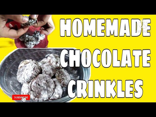 HOMEMADE CHOCOLATE CRINKLES | SUPER EASY TO PREPARE | STAR FUNVENTURES