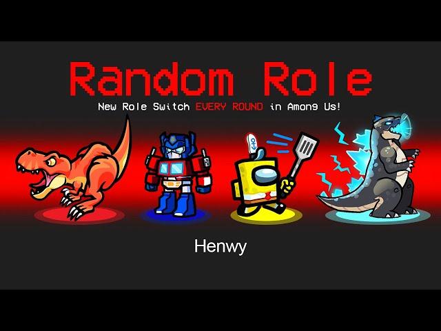 *NEW* RANDOM CUSTOM ROLES in AMONG US!