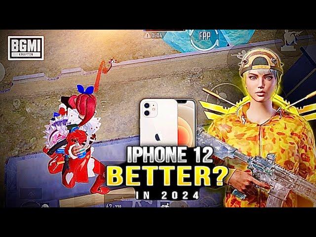 IPHONE 12 BETTER THAN ANDROID IN 2024 ??  iPhone 12 BGMI 60 FPS TEST IN 2024 | Panlight YT