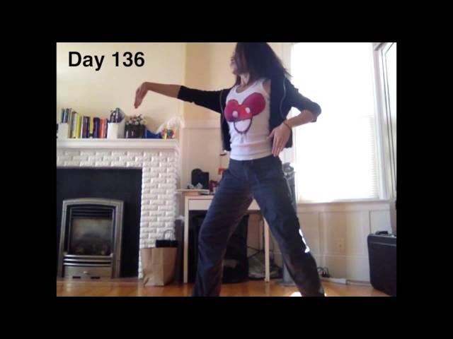 Girl Learns to Dance in a Year (TIME LAPSE)