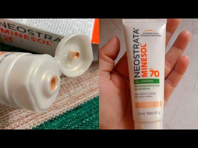 Neostrata Minesol Oil Control FPS 70: Confira os Benefícios para Peles Mistas e Oleosas