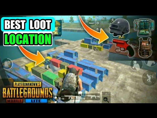 Best Secret High Loot Location in pubg mobile lite | FLARE GUN secret Location