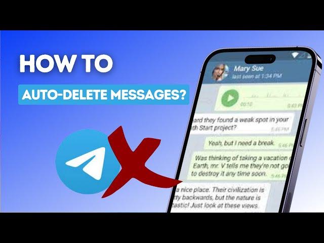 How to auto-delete messages on Telegram?