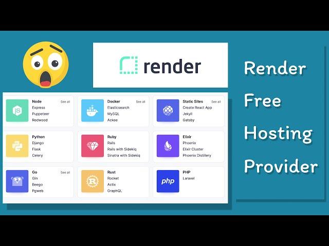 Render Free Hosting provider | Auto Deploy | No Credit Card required