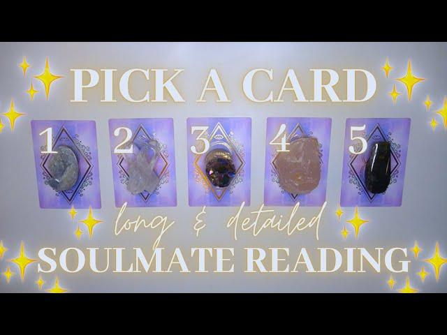 Ultra-Detailed SOULMATE READING  All About Them & Your Relationship  Pick-a-Card Tarot Reading 