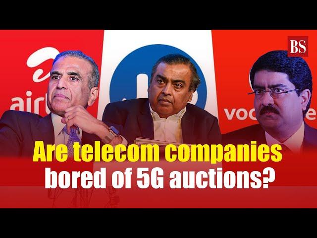 Are telecom companies bored of 5G auctions | Airtel | Jio | Vodafone idea