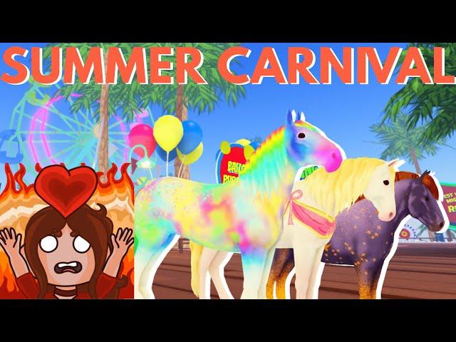 Exploring The NEW SUMMER CARNIVAL EVENT in WILD HORSE ISLANDS on ROBLOX (Summer Event 2024)