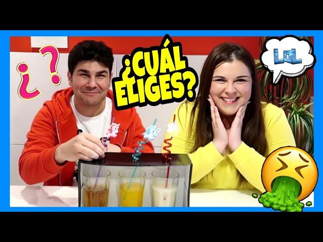 NO  ELIJAS LA BEBIDA INCORRECTA  CHALLENGE o PIERDES LOL RETOS DIVERTIDOS