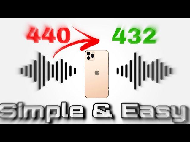 How To Convert Music To 432hz on IPhone// Android// Pc