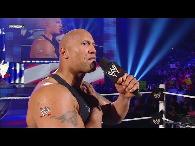 The Rock recites The Pledge of Allegiance: Raw, May 2, 2011