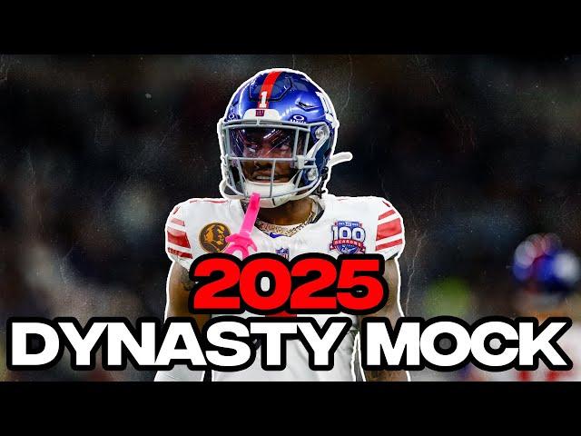 A 2025 Dynasty Football Start-Up Mock Draft (with Rookies!)