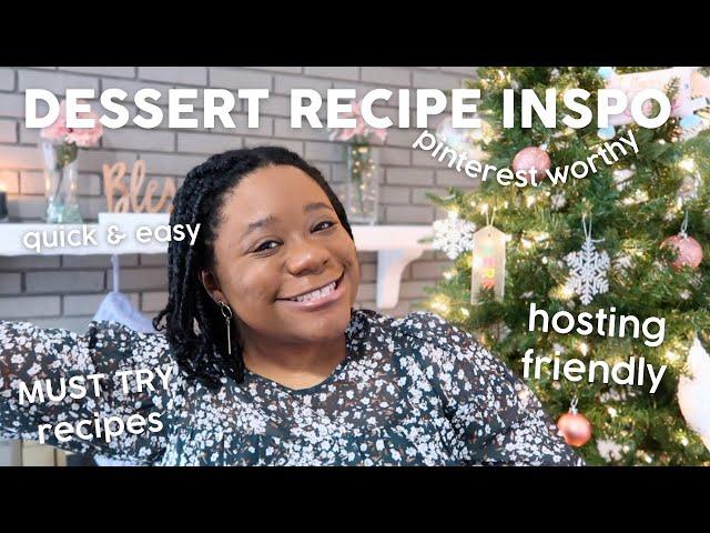 Pinterest-Inspired MUST TRY Holiday Dessert Ideas | Easy & Quick Recipes