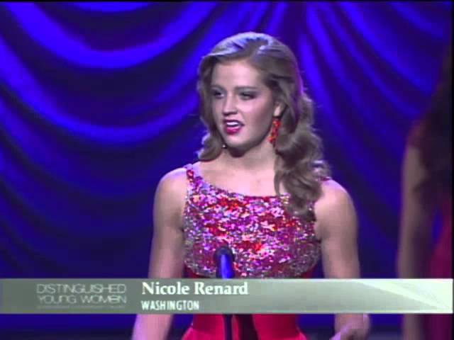 Nicole Renard - Distinguished Young Woman of America for 2013 - Self Expression