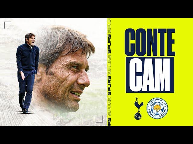 Conte's INCREDIBLE reaction to Heung-Min Son's hat-trick! | CONTE CAM | Spurs 6-2 Leicester City