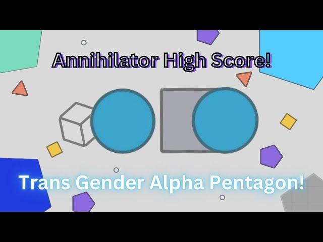 Arras.io Annihilator 10 Million High Score! | Cube and Transgender Alpha!