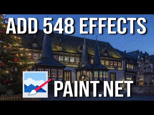 How to Add 548 Photo Editing Effects to Paint.NET with G'MIC Plugin