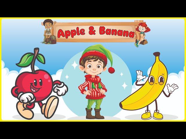 Apples and Bananas | Googly Boogly Nursery Rhymes & Kids Songs | Kidspoem