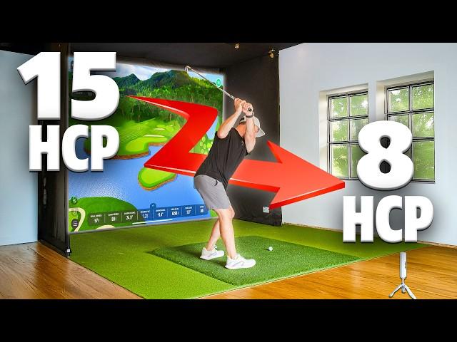 This Indoor Golf Practice Plan DROPPED My Handicap FAST (5 Easy Steps)