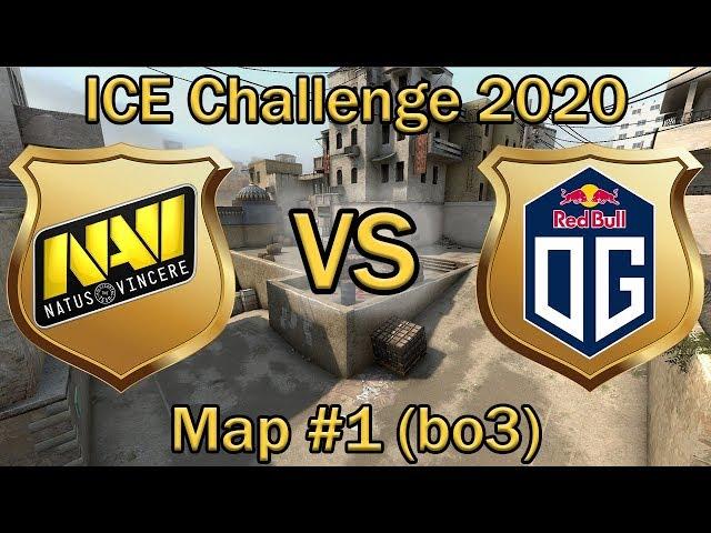 ПЕРФЕКТО в НАВИ вместо ГВАРДИАНА | Navi vs OG Map #1 bo3 Dust2 | Ice Challenge 2020