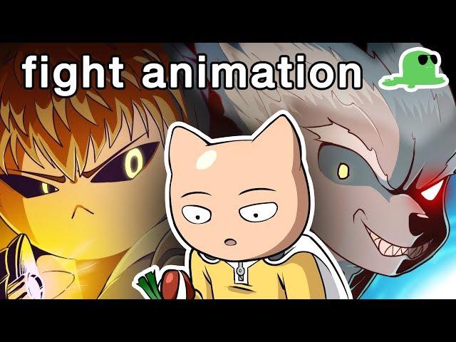 ONE PUNCH CAT 2 (animation) - 'Garou' the Wolf