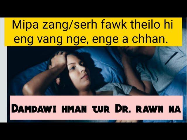 Mipa zang/serh nungtha thei lo. Dr. chhan na en rawh le