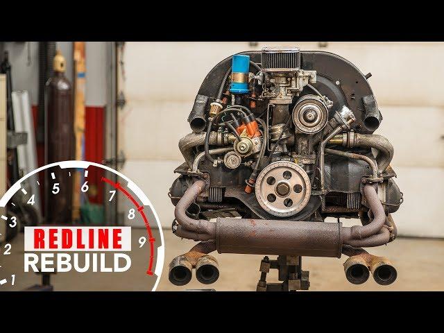 Volkswagen Beetle Air-cooled Flat-four Engine Rebuild Time-Lapse | Redline Rebuild - S1E7