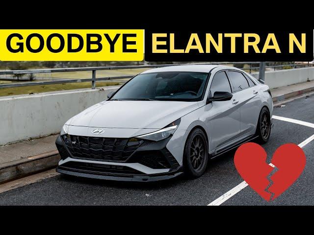 IT'S GONE! Farewell to our Hyundai Elantra N