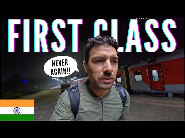 BRUTAL (16-hour) TRAIN ride in India  FIRST CLASS gone wrong | INDIA VLOG