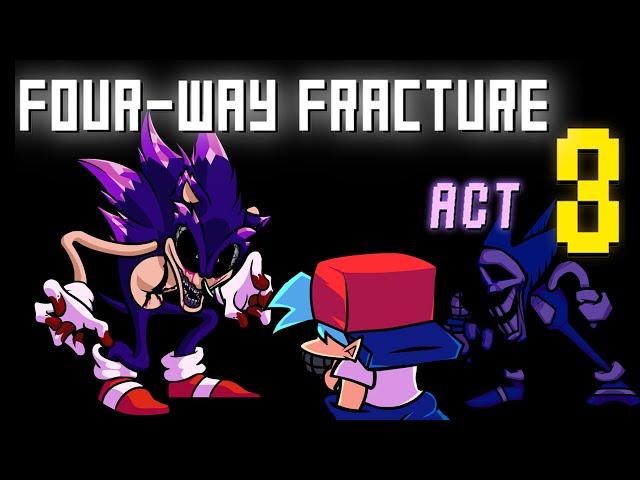 FNF vs Sonic.EXE - Four Way Fracture (Triple Trouble Remix + Majin Sonic)