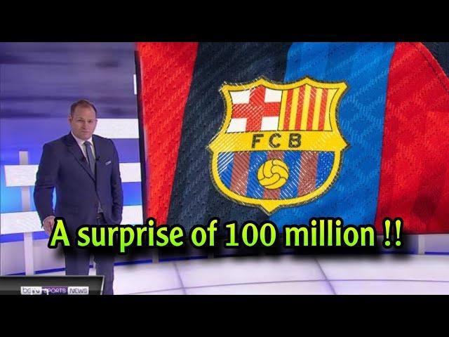 Breaking news: 100 million surprise inside Barcelona and the fans are happy