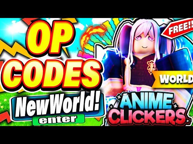 ALL NEW *SECRET* UPDATE CODES in ANIME CLICKER SIMULATOR CODES! (Anime Clicker Simulator) 2022