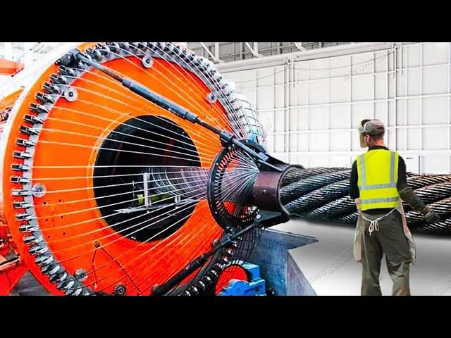 How GIANT Wire Ropes are ACTUALLY Made