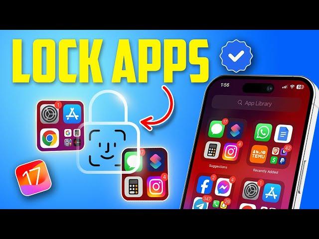 iOS 17: how to lock any app with faceID/Touch ID on iPhone