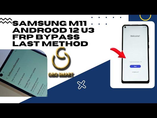 Samsung M11 (SM-M115F) Frp/Google lock bypass Android 11/12